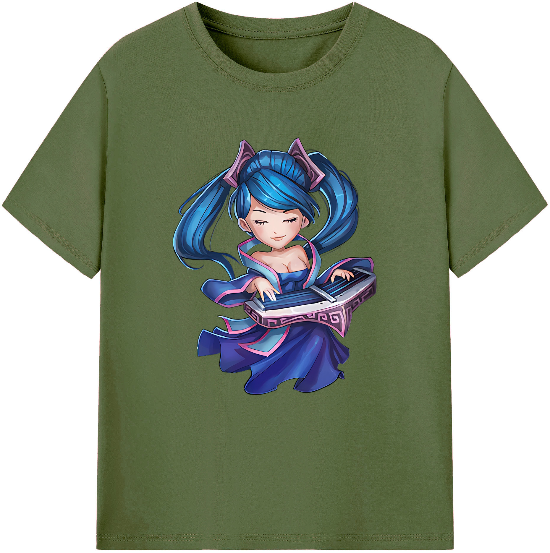 リーグ・オブ・レジェンド League of Legends LOL 綿100％半袖Tシャツ（フロントプリント）
